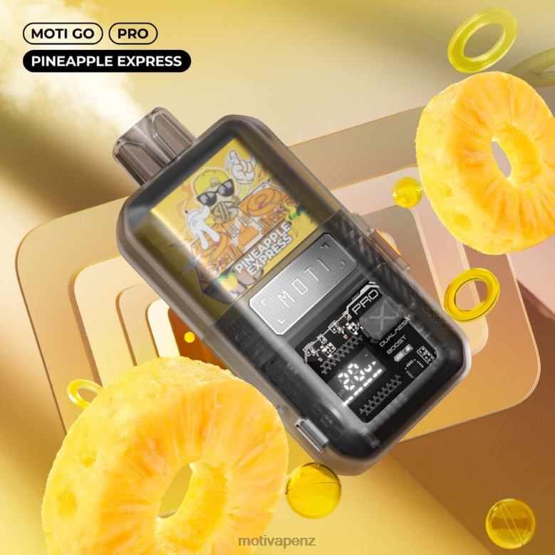 MOTI Vape For Sale - MOTI Go Pro Disposable Vape (5%, 12000 Puffs) Pineapple Express 04XNH17