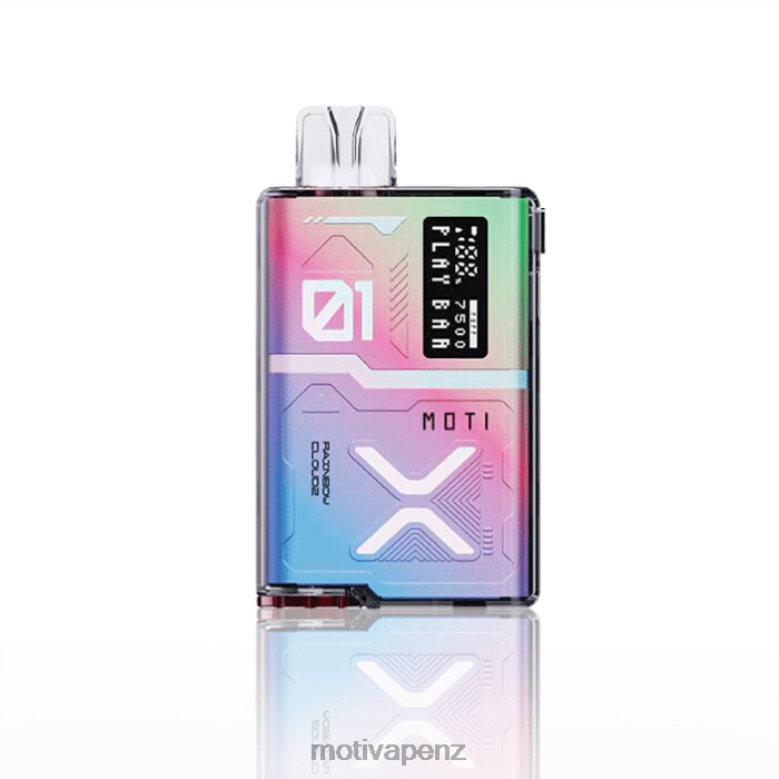 MOTI Vape Amazon - MOTI Play Bar 7500 Disposable Vape (5%, 7500 Puffs) Tropical Rainbow Blast 04XNH54