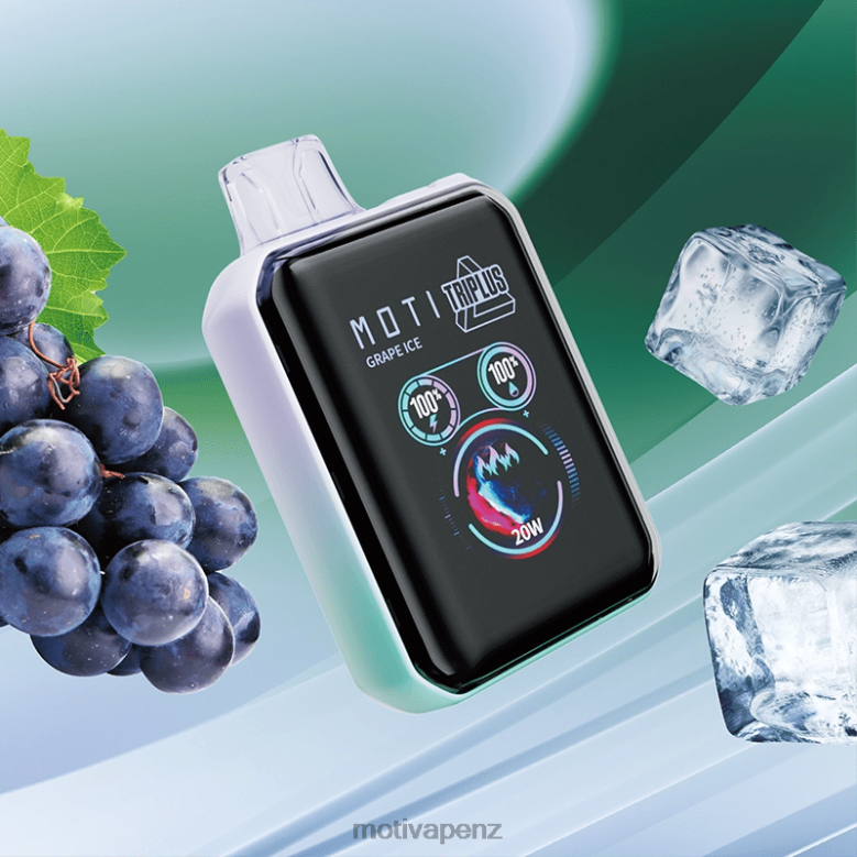MOTI Vape Amazon - MOTI Triplus 20K Disposable Vape (5%, 20000 Puffs) Strawberry Ice 04XNH9