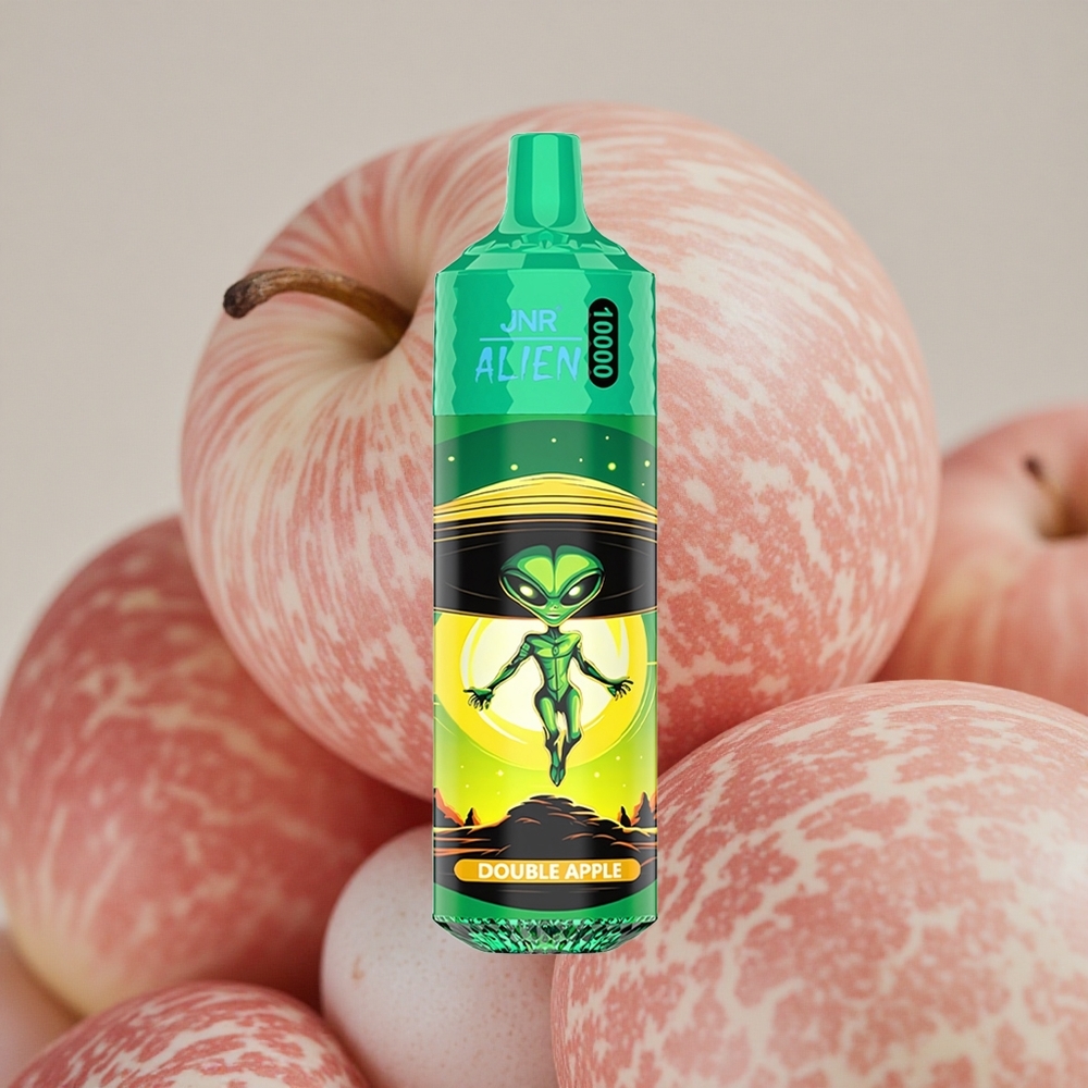 JNR Alien 10000 Puffs 20ml E-liquid Double Apple