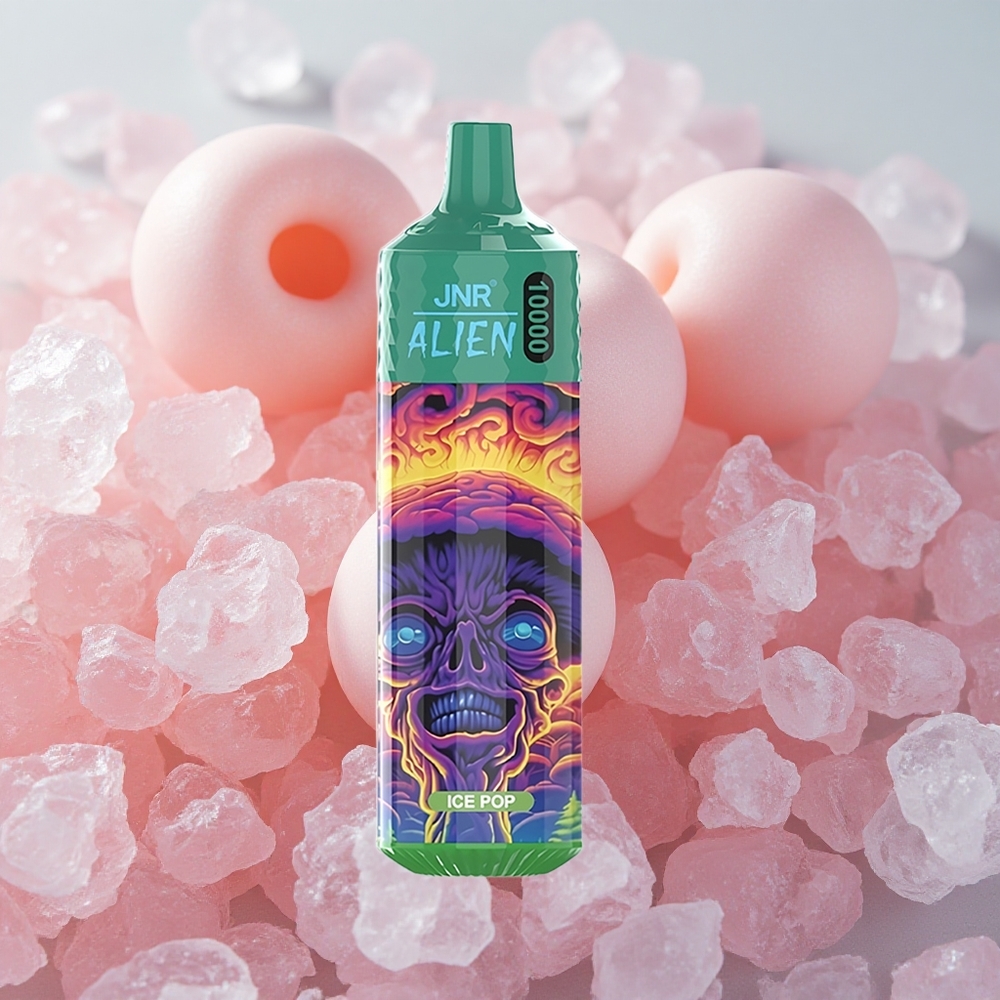 JNR Alien 10000 Puffs 20ml E-liquid Ice Pop RGB LED (RGB) lights