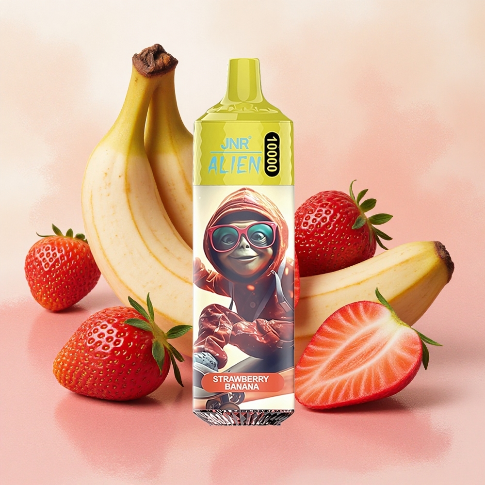 JNR Alien 10000 Puffs 20ml E-liquid Type-C Strawberry Banana