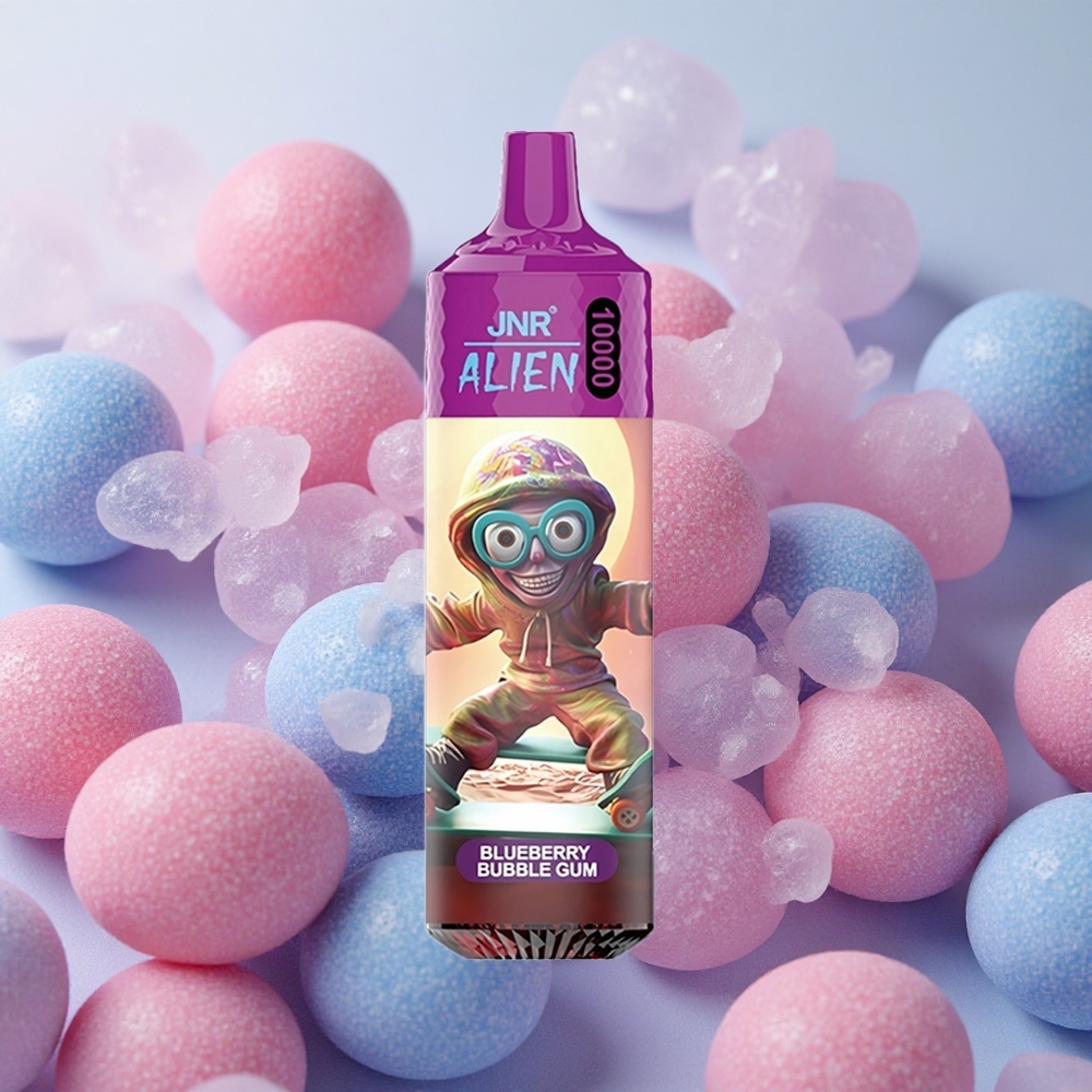 JNR Alien 10000 Puffs 850mAh Battery Mesh Blueberry Bubble Gum