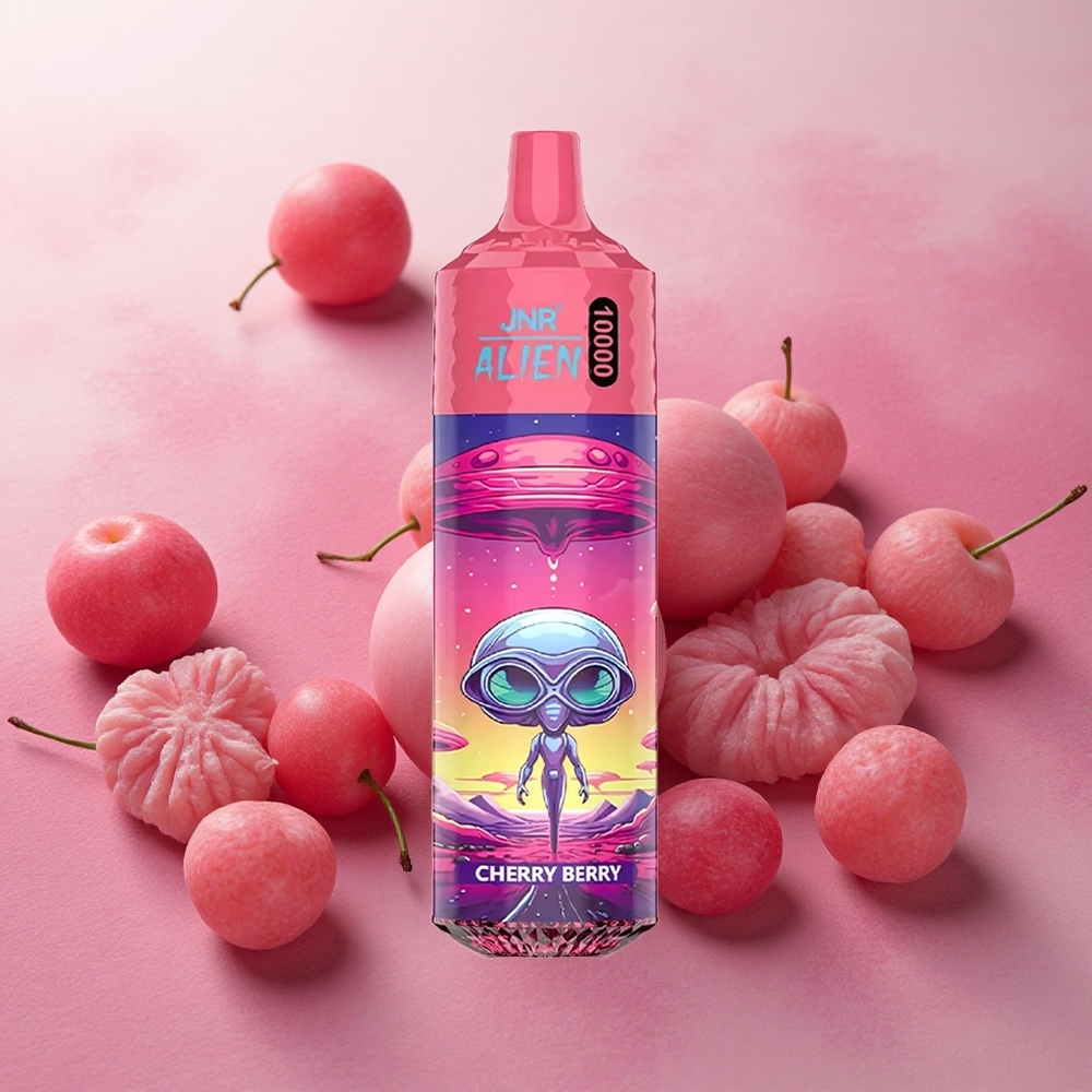 JNR Alien 10000 Puffs 850mAh Battery Mesh Cherry Berry