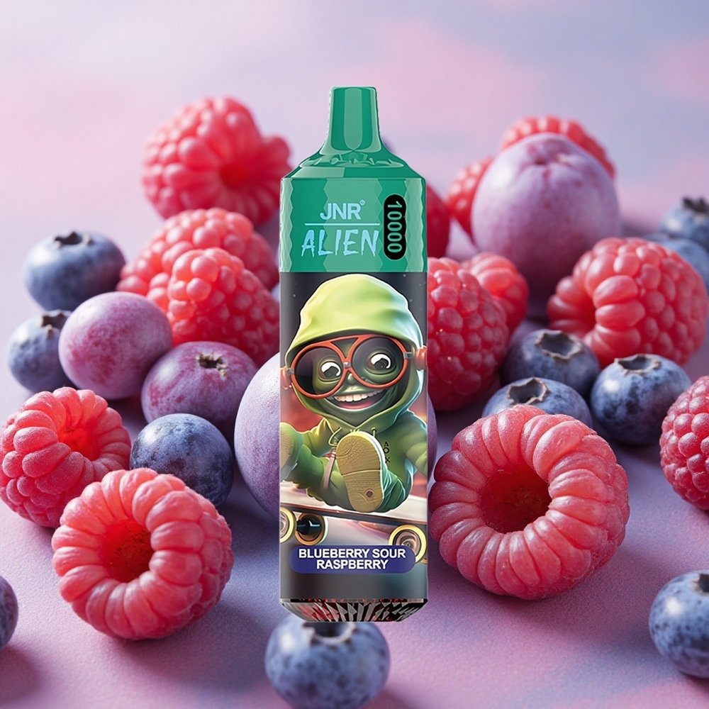 JNR Alien 10000 Puffs 850mAh Battery Type-C Blueberry Sour Raspberry