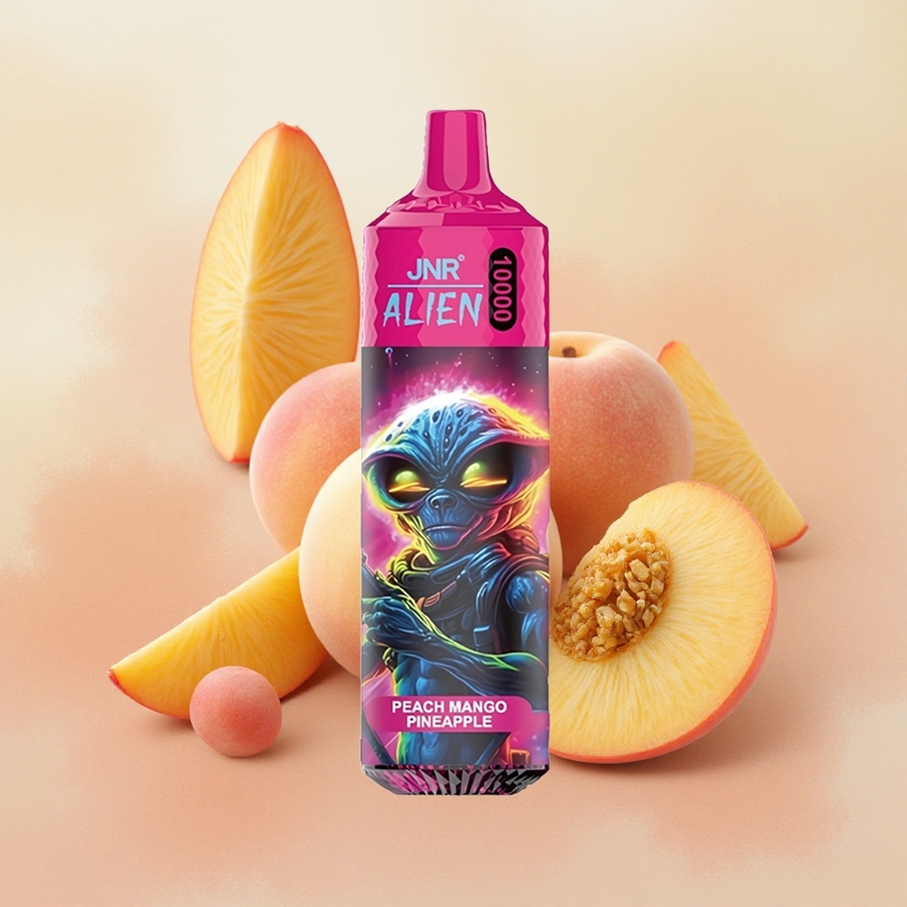 JNR Alien 10000 Puffs 850mAh Battery Type-C Peach Mango Pineapple