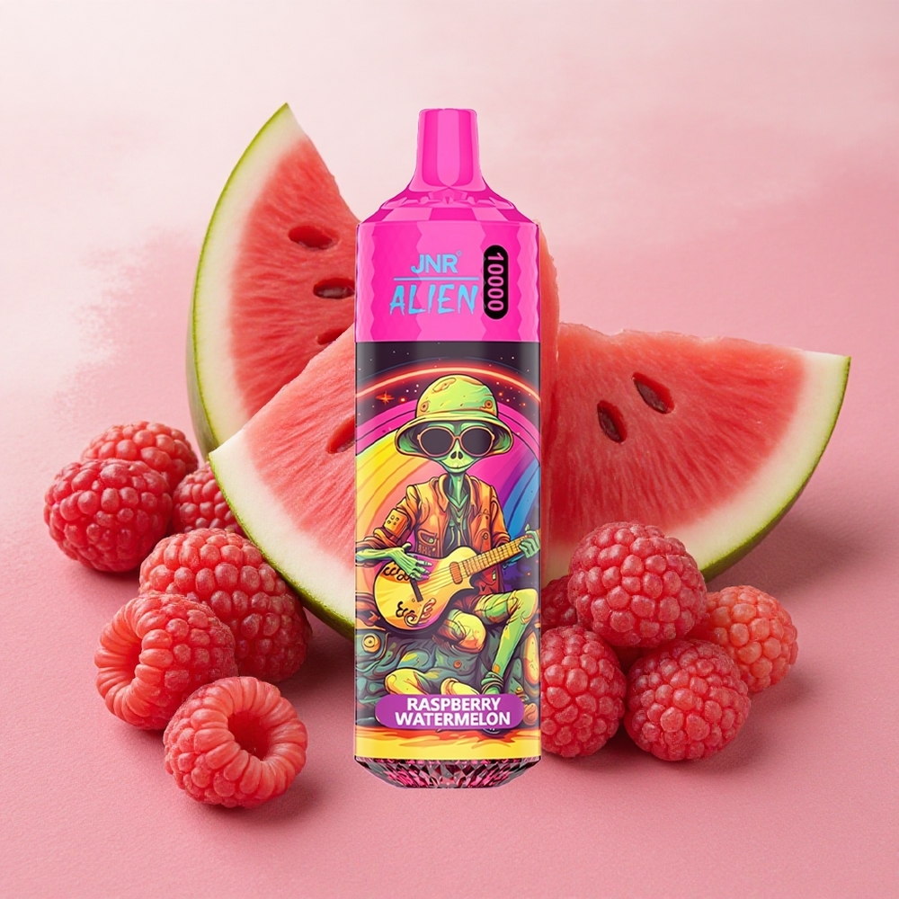 JNR Alien 10000 Puffs 850mAh Battery Type-C Raspberry Watermelon