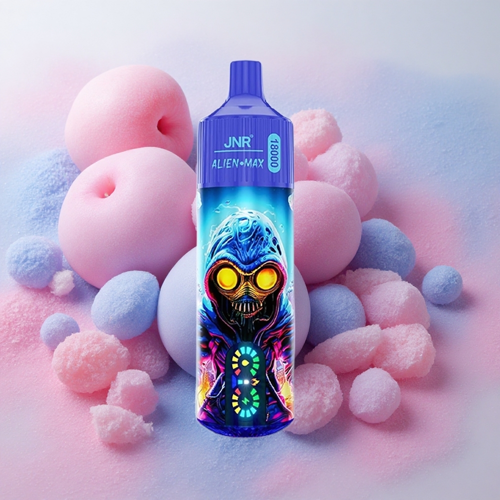 JNR Alien Max 18000 Puffs Dual Mesh Coil 28ml E-liquid Blueberry Bubblegum
