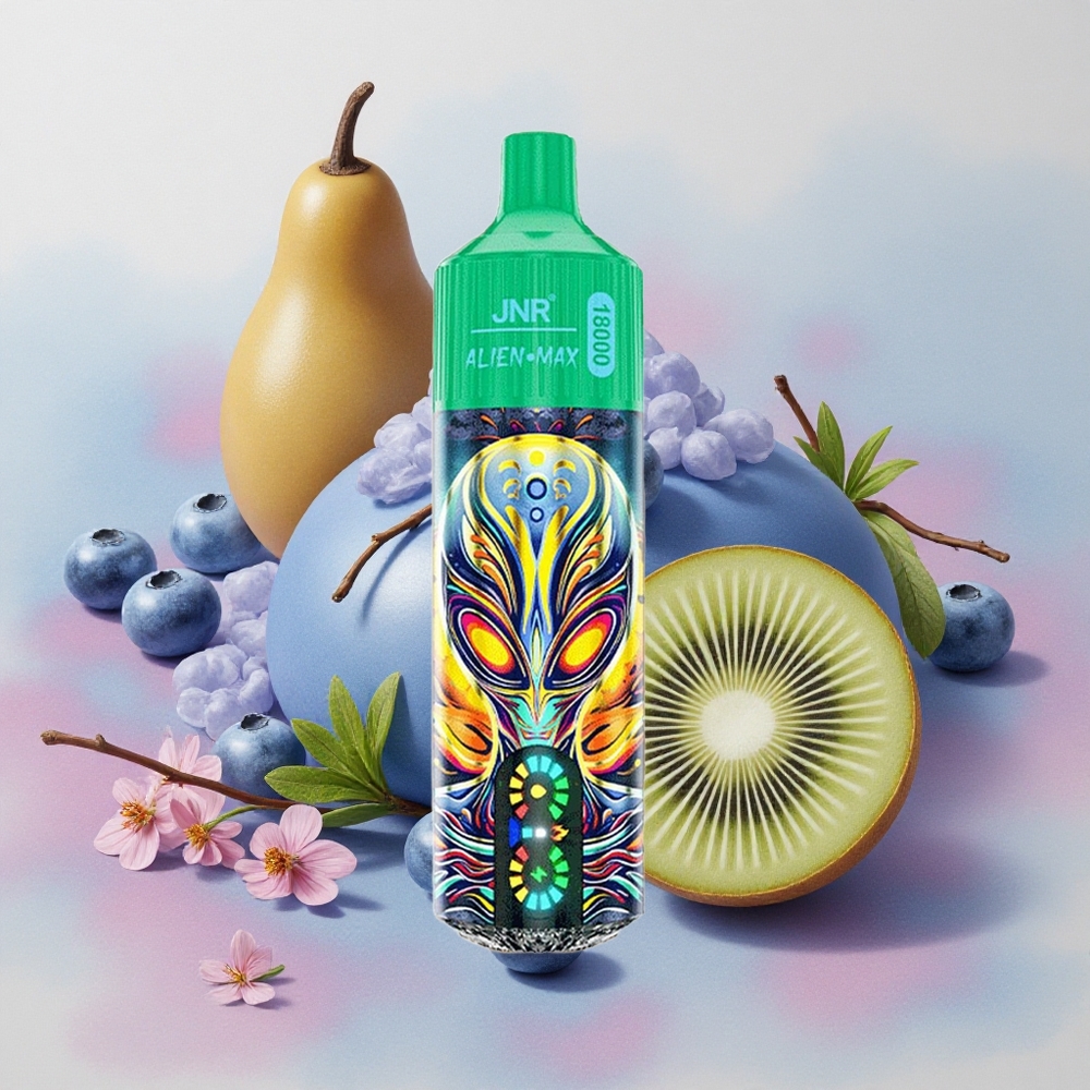 JNR Alien Max 18000 Puffs Dual Mesh Coil 28ml E-liquid Blueberry Kiwi
