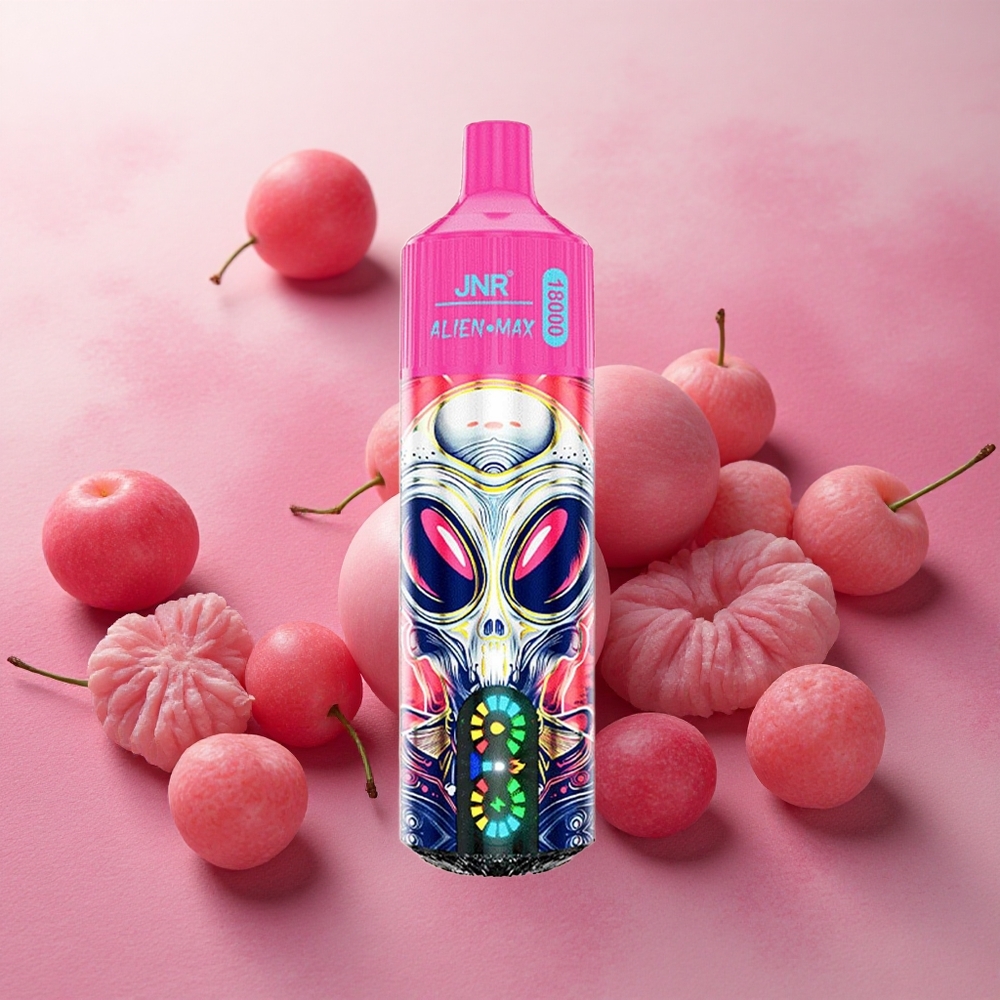 JNR Alien Max 18000 Puffs Dual Mesh Coil 28ml E-liquid Cherry Berry