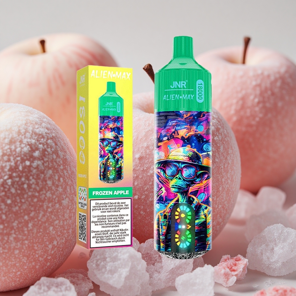 JNR Alien Max 18000 Puffs Dual Mesh Coil 28ml E-liquid Frozen Apple