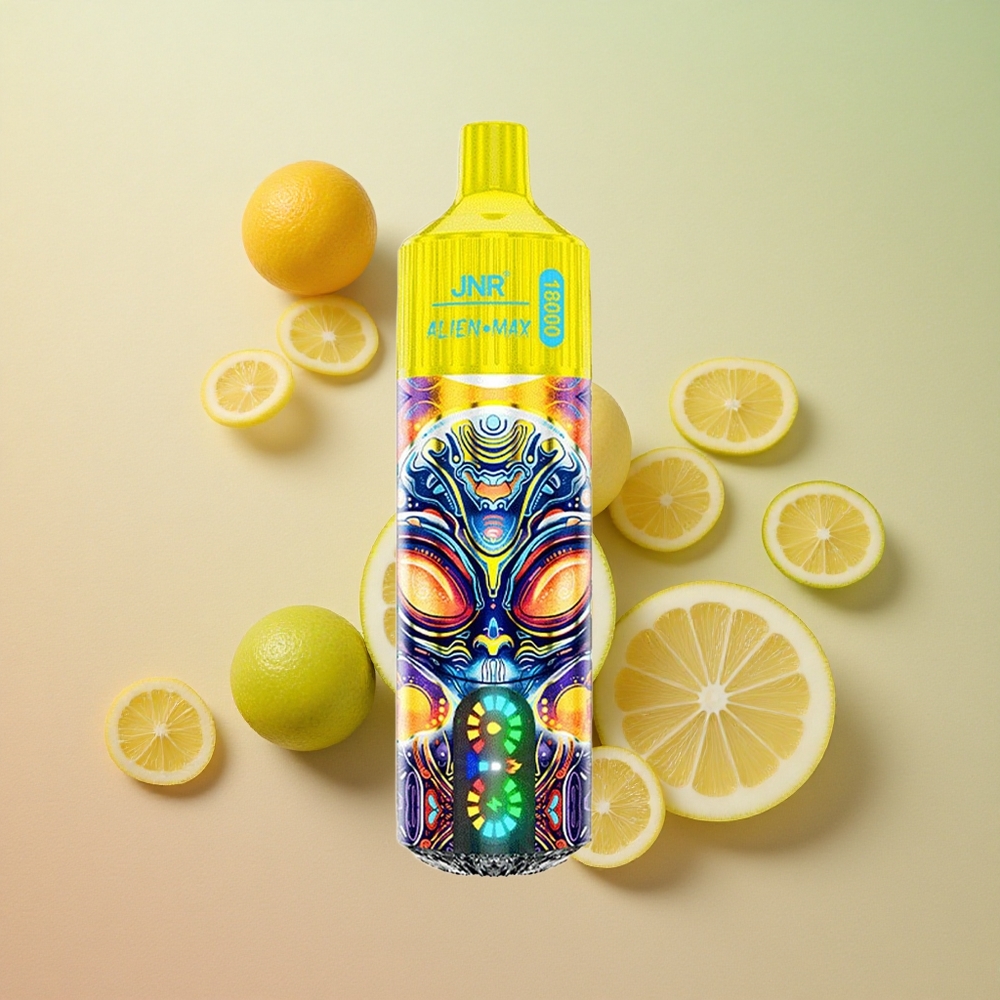 JNR Alien Max 18000 Puffs Dual Mesh Coil 28ml E-liquid Lemon & Lime