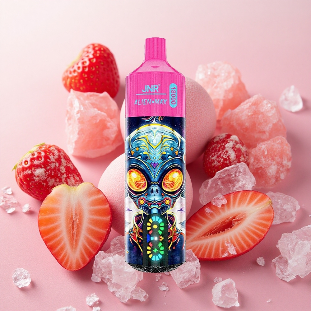 JNR Alien Max 18000 Puffs Dual Mesh Coil 28ml E-liquid Strawberry Ice