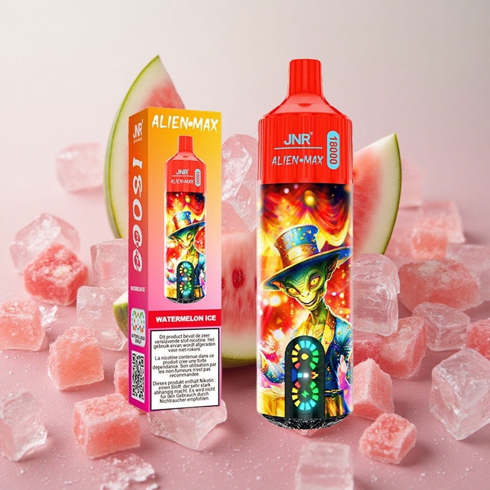 JNR Alien Max 18000 Puffs Dual Mesh Coil 28ml E-liquid Watermelon Ice