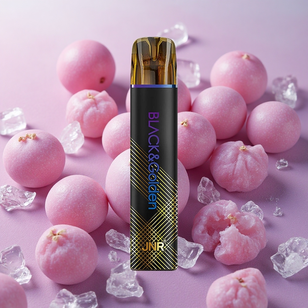 JNR Black&Golden 800 Puffs 2% Nicotine Disposable Vape Grape Ice
