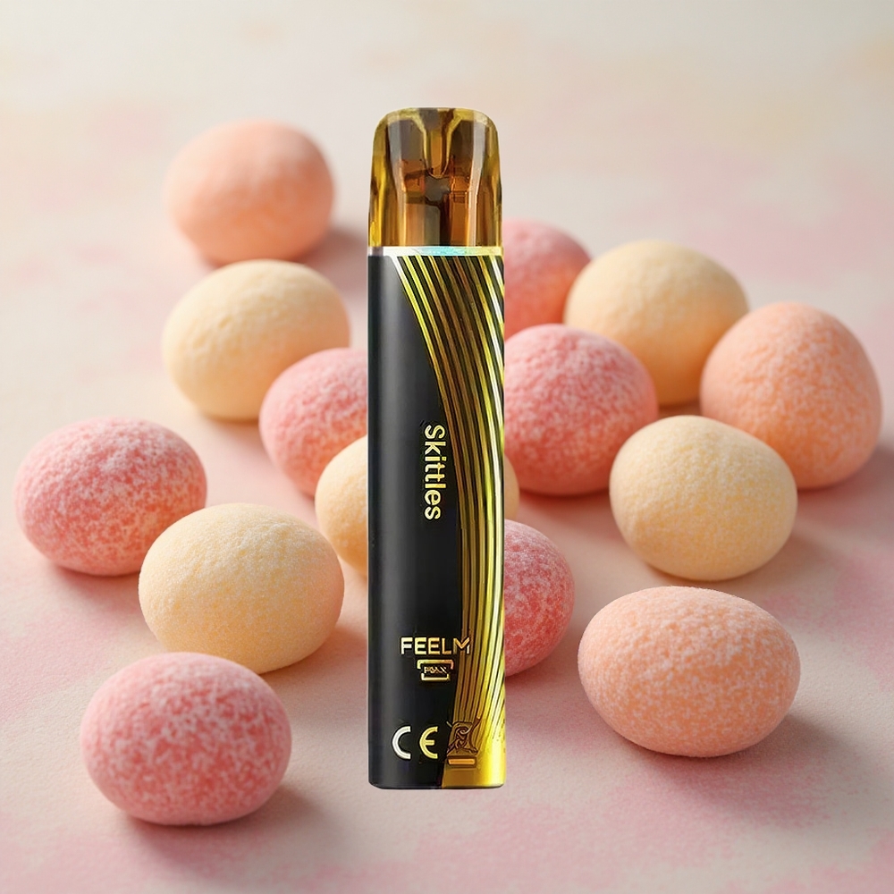 JNR Black&Golden 800 Puffs 2ml E-liquid Disposable Vape Skittles