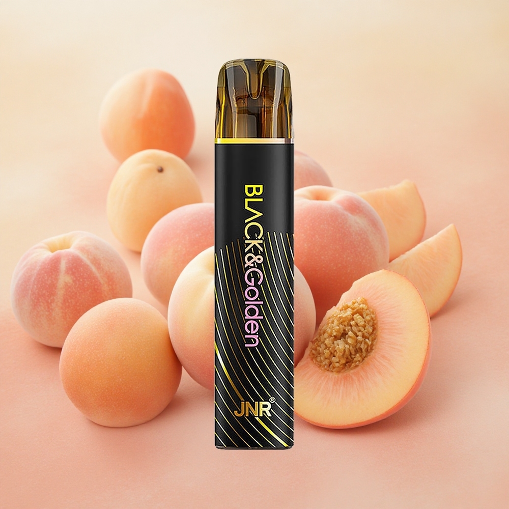 JNR Black&Golden 800 Puffs 2ml E-liquid Peach Mango Disposable Vape