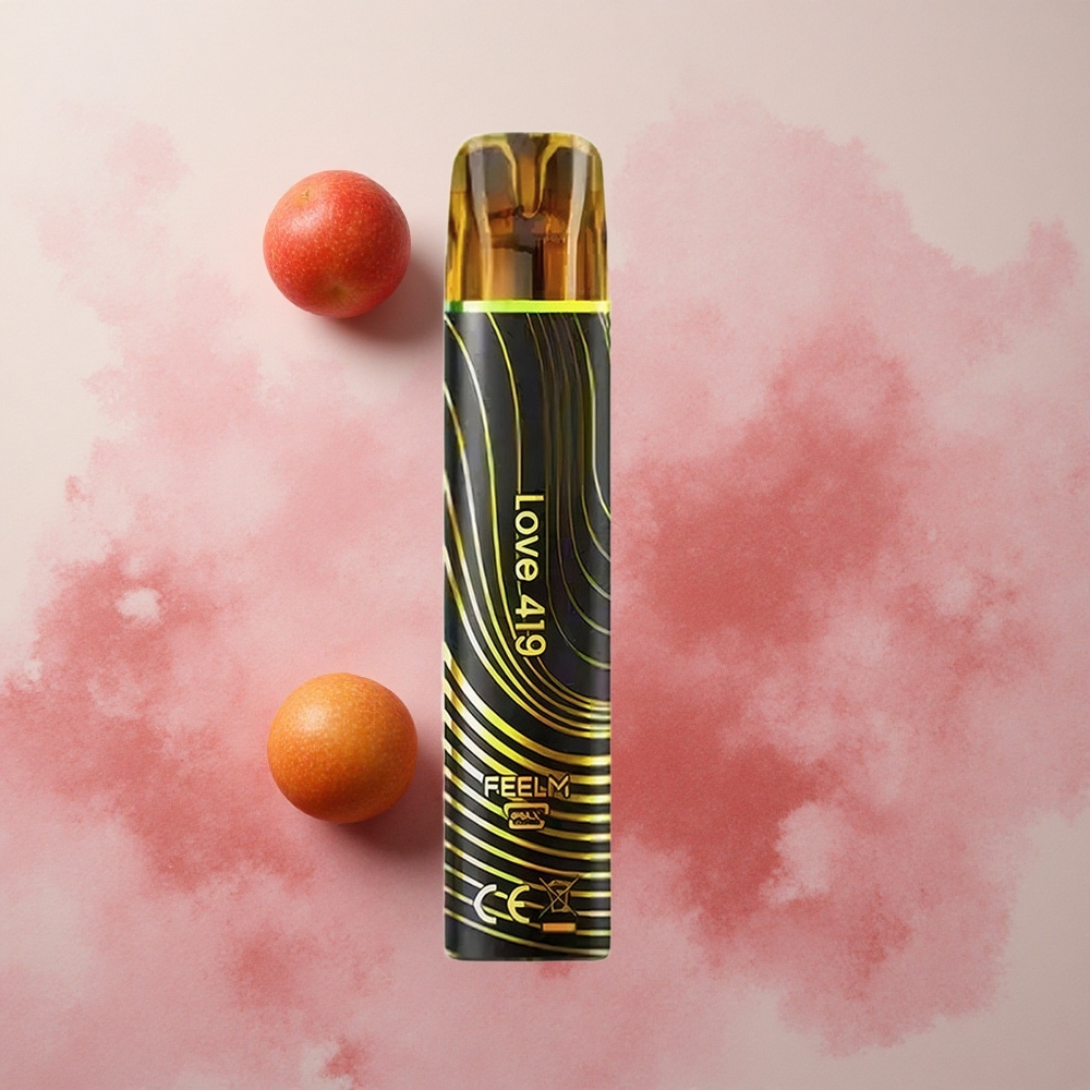 JNR Black&Golden 800 Puffs 2ml E-liquid TPD Disposable Vape Love 419