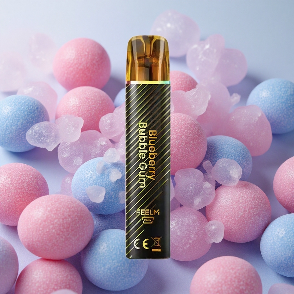 JNR Black&Golden 800 Puffs 550mAh Battery Disposable Vape Blueberry Bubble Gum