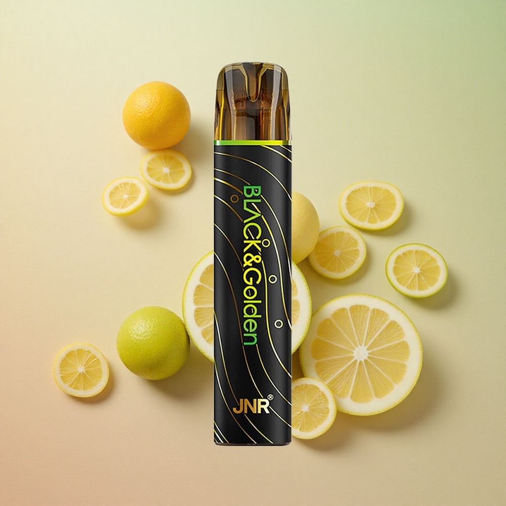 JNR Black&Golden 800 Puffs 550mAh Battery Disposable Vape Lemon & Lime