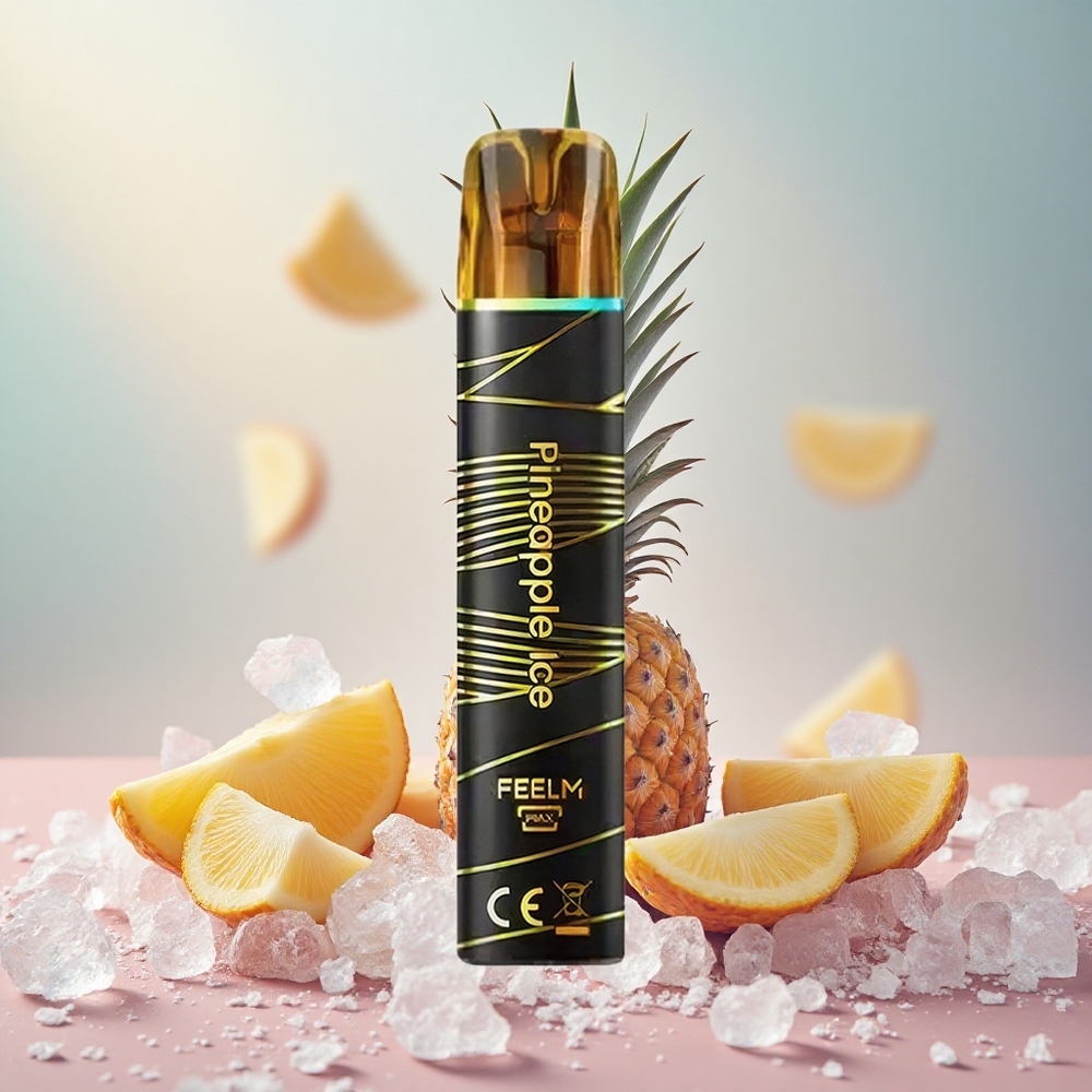 JNR Black&Golden 800 Puffs 550mAh Battery Pineapple Ice Disposable Vape