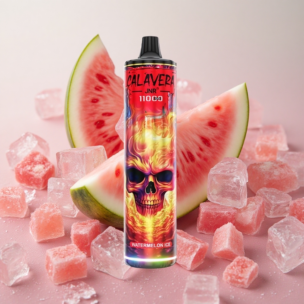 JNR Calavera 11000 Puffs 21ml E-liquid 5% Nicotine Watermelon Ice Disposable Vape