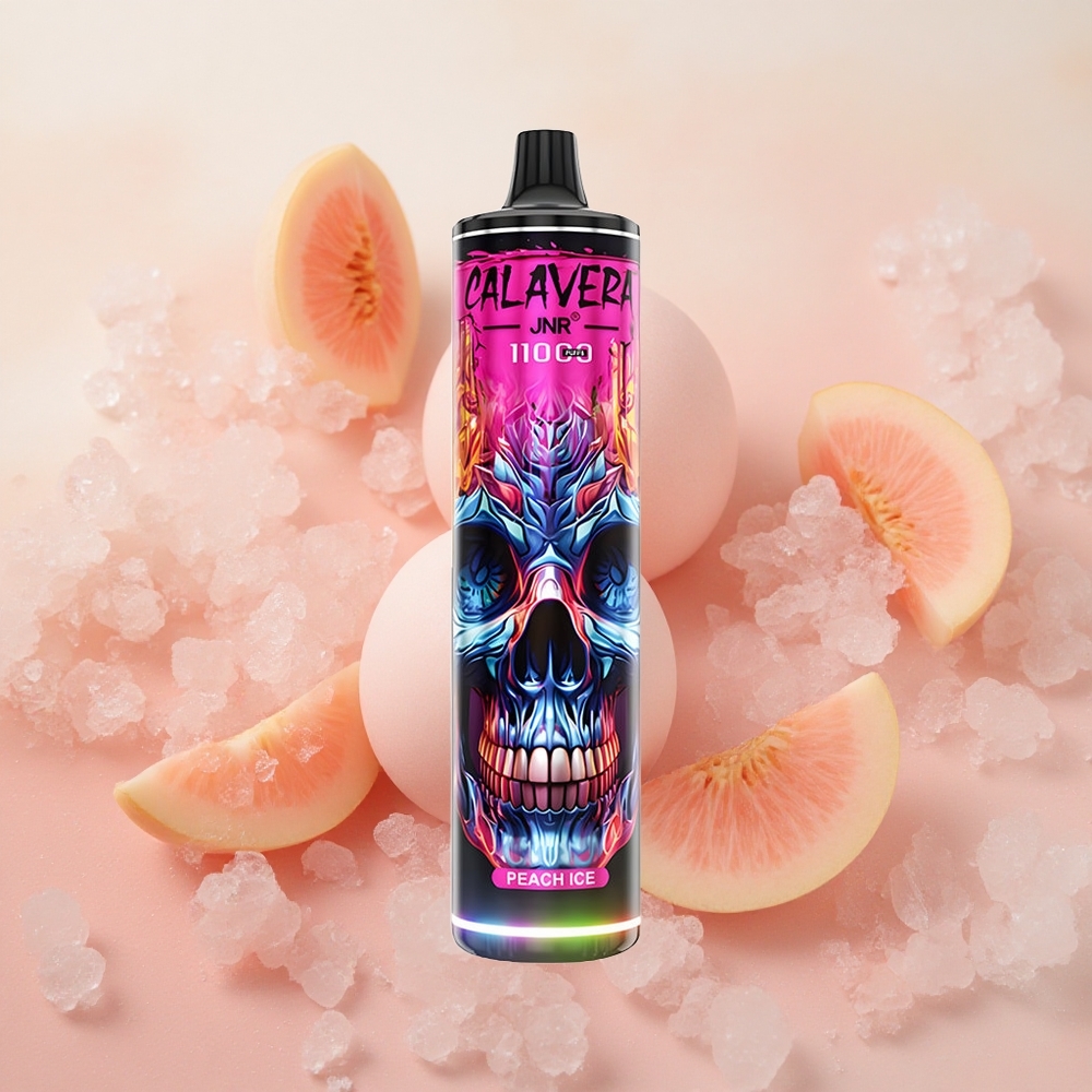 JNR Calavera 11000 Puffs 21ml E-liquid 5% Peach Ice Disposable Vape