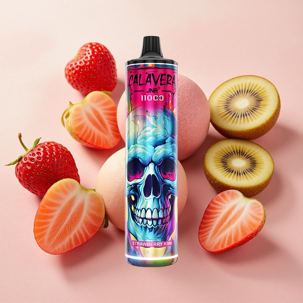 JNR Calavera 11000 Puffs 21ml E-liquid 5% Strawberry Kiwi