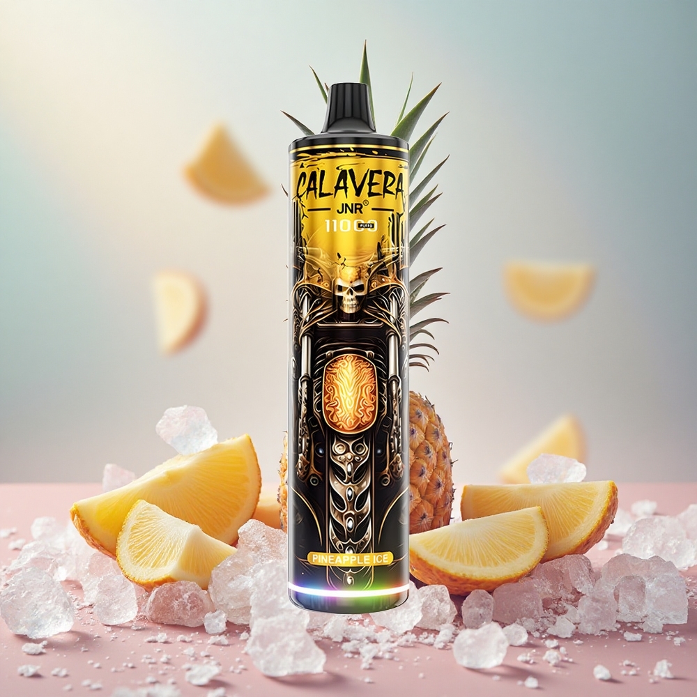 JNR Calavera 11000 Puffs 21ml E-liquid 850mAh Battery Disposable Vape Pineapple Ice
