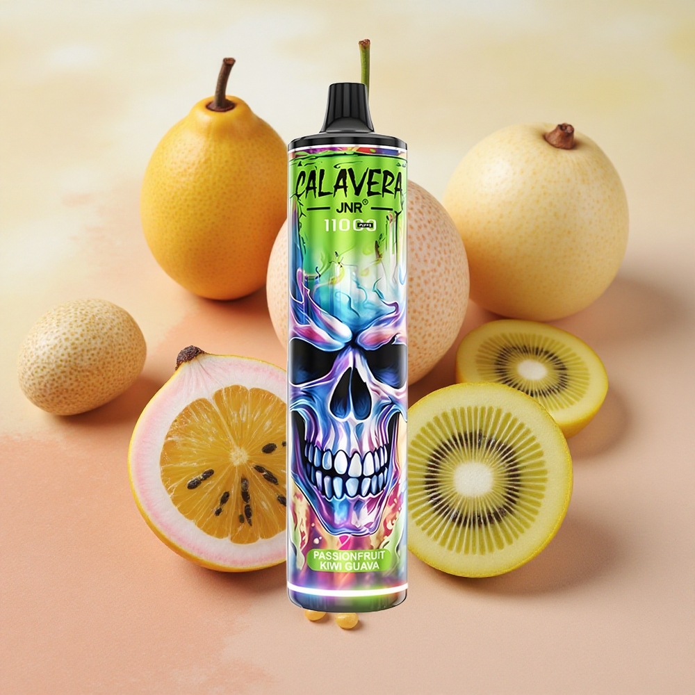 JNR Calavera 11000 Puffs 21ml E-liquid 850mAh Battery Passionfruit Kiwi Guava