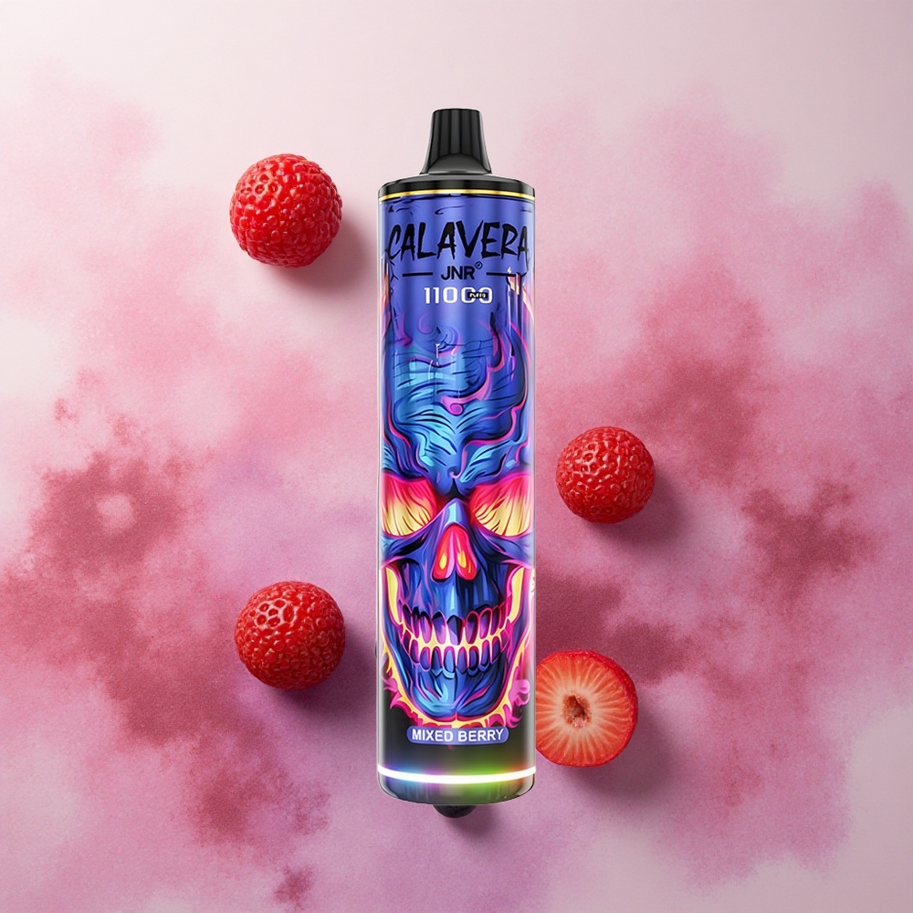 JNR Calavera 11000 Puffs 21ml E-liquid Disposable Vape Mixed Berry