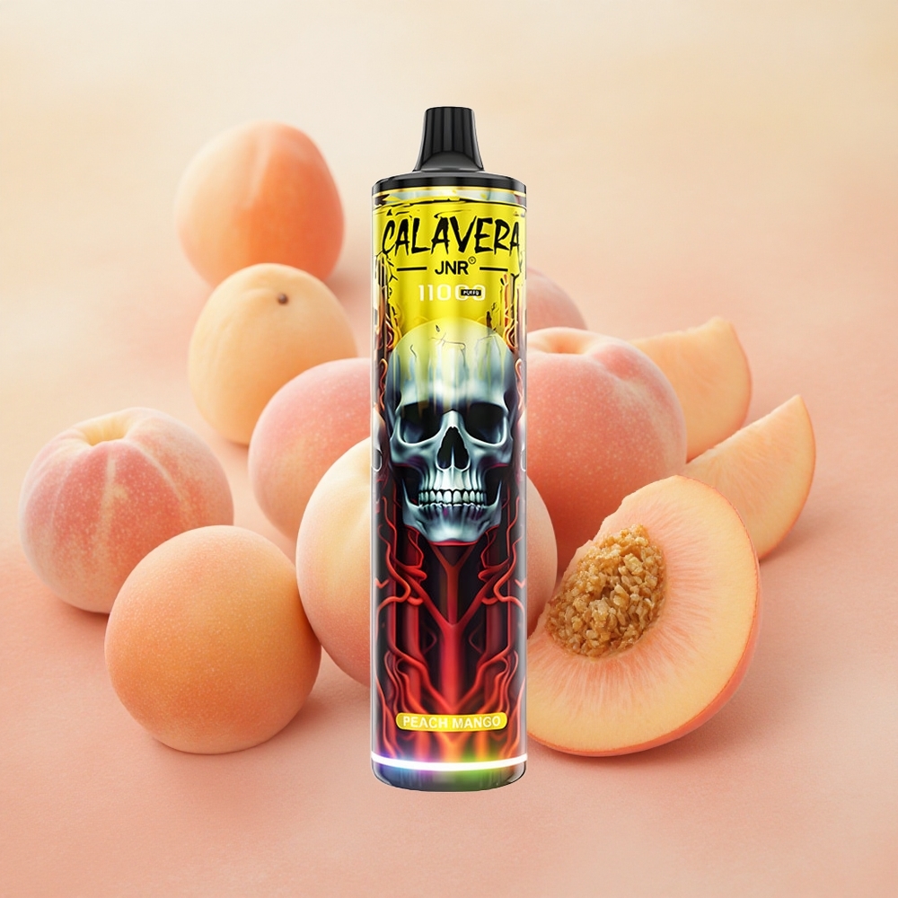 JNR Calavera 11000 Puffs 850mAh Battery 21ml E-liquid Peach Mango