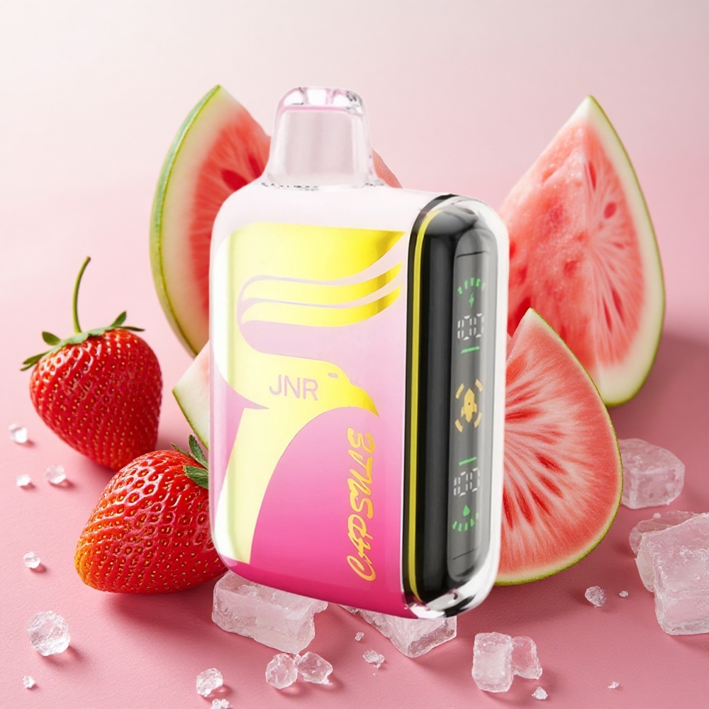 JNR Capsule 15000 Puffs Dual Mesh Coil Strawberry Watermelon Ice