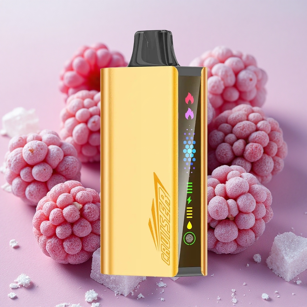 JNR Cruiser 12000 Puffs Built-in Battery Animation Screen Blackberry Ice
