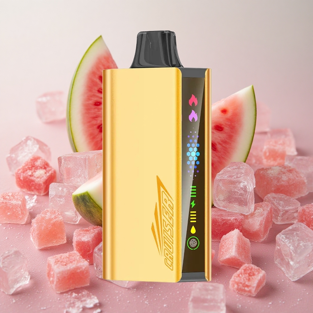 JNR Cruiser 12000 Puffs Built-in Battery Animation Screen Watermelon Ice