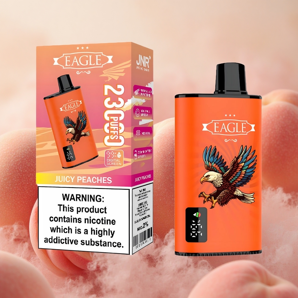 JNR EAGLE Smart 23000 Puffs 25ml E-liquid Juicy Peaches Disposable Vape