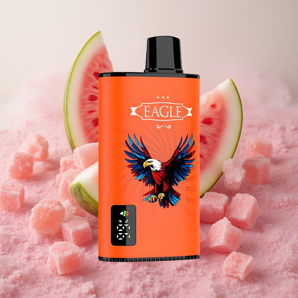 JNR EAGLE Smart 23000 Puffs Digital Screen Adjustable Airflow Watermelon Bubblegum