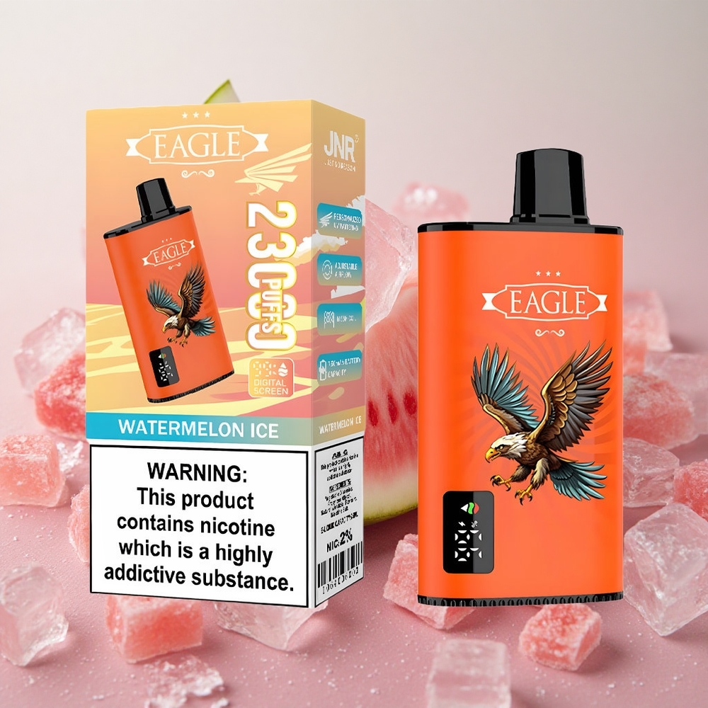 JNR EAGLE Smart 23000 Puffs Digital Screen Mesh Coil Watermelon Ice