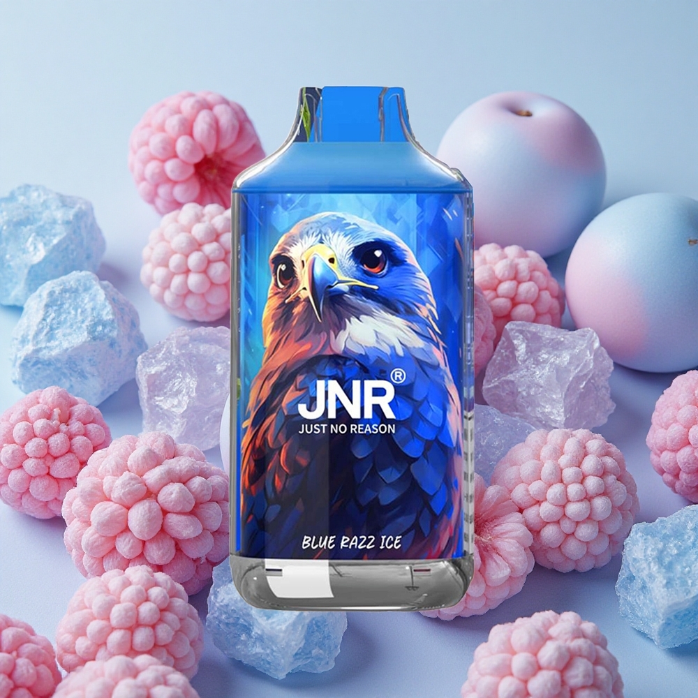 JNR Falcon 16000 Puffs 22ml E-liquid Capacity Blue Razz Ice