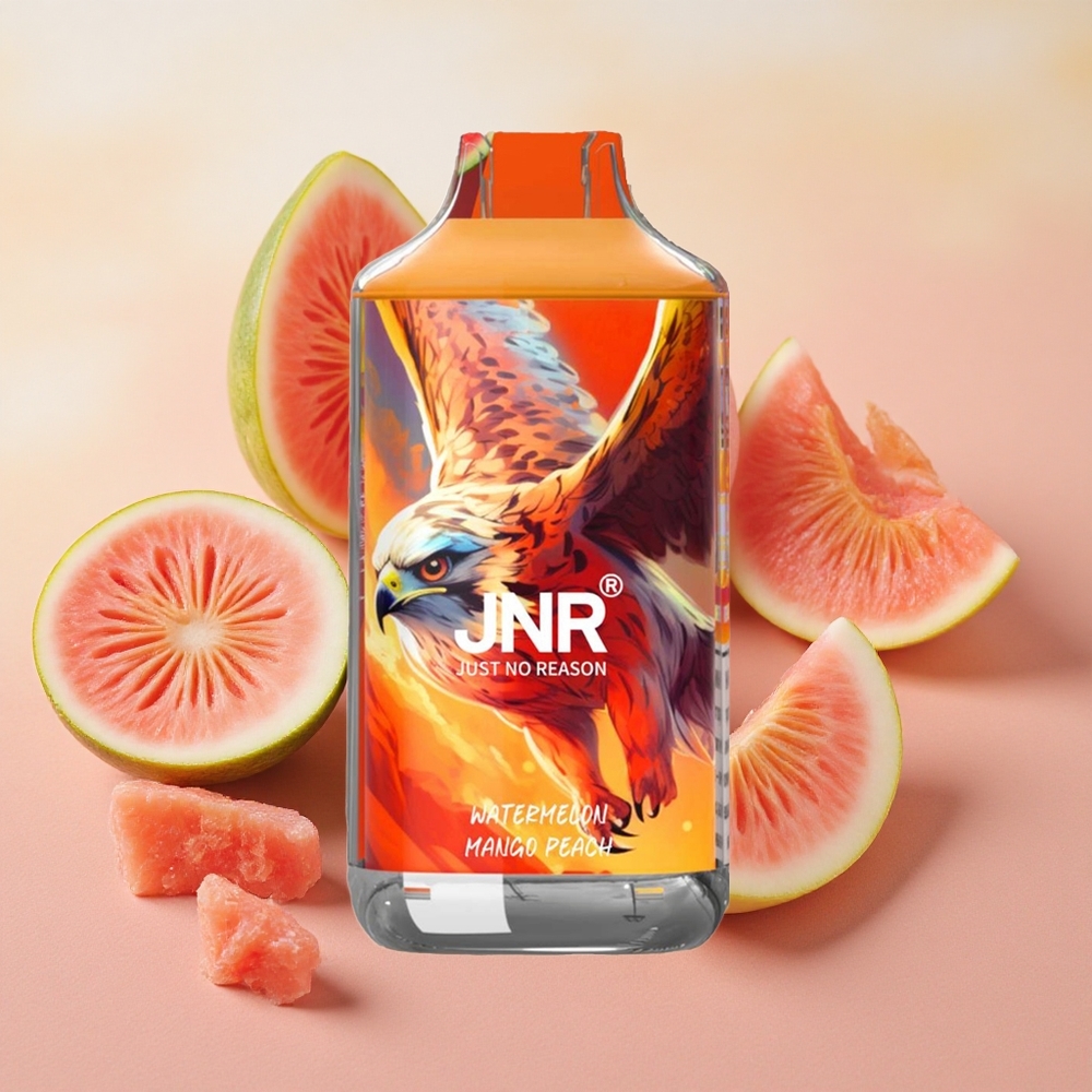 JNR Falcon 16000 Puffs 22ml E-liquid Capacity Watermelon Mango Peach