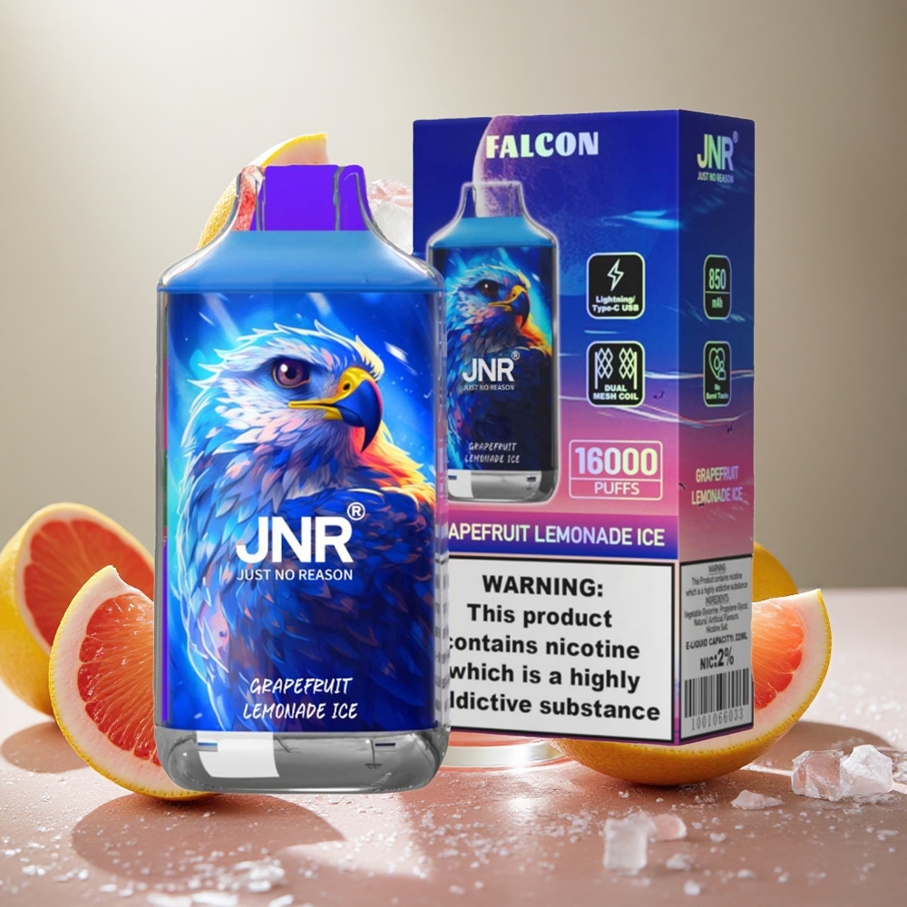 JNR Falcon 16000 Puffs 850mAh Battery Grapefruit Lemonade Ice