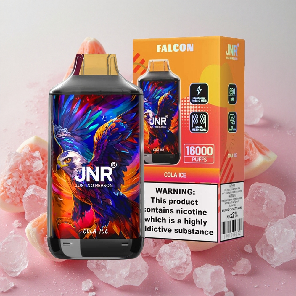 JNR Falcon 16000 Puffs Dual Mesh Coil Cola Ice