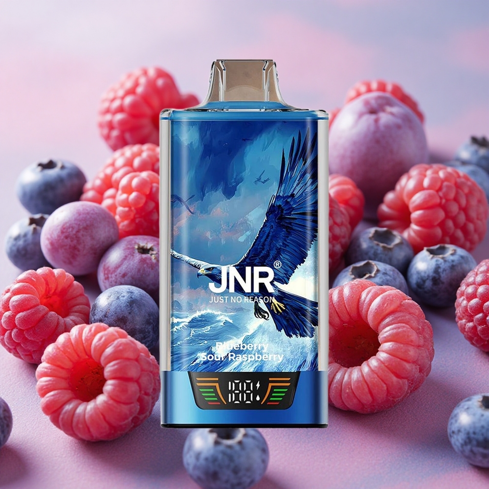 JNR Falcon Pro 28000 30ml 5% Nicotine Blueberry Sour Raspberry