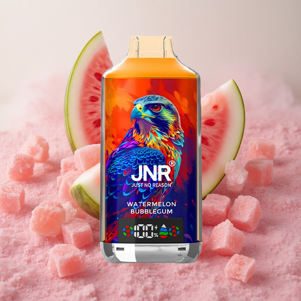 JNR Falcon 18000 Puffs Dual Mesh Coil Digital Watermelon Bubblegum