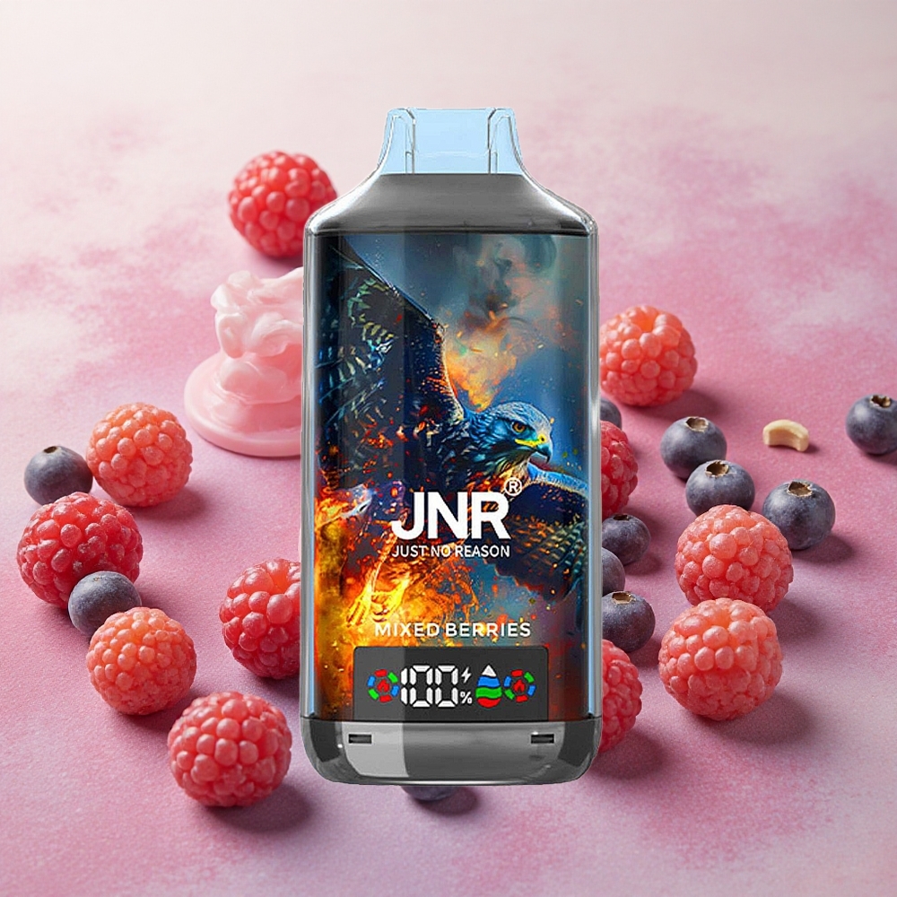 JNR Falcon X 18000 Puffs 24ml E-liquid Capacity Dual Mesh Coil Mixed Berries