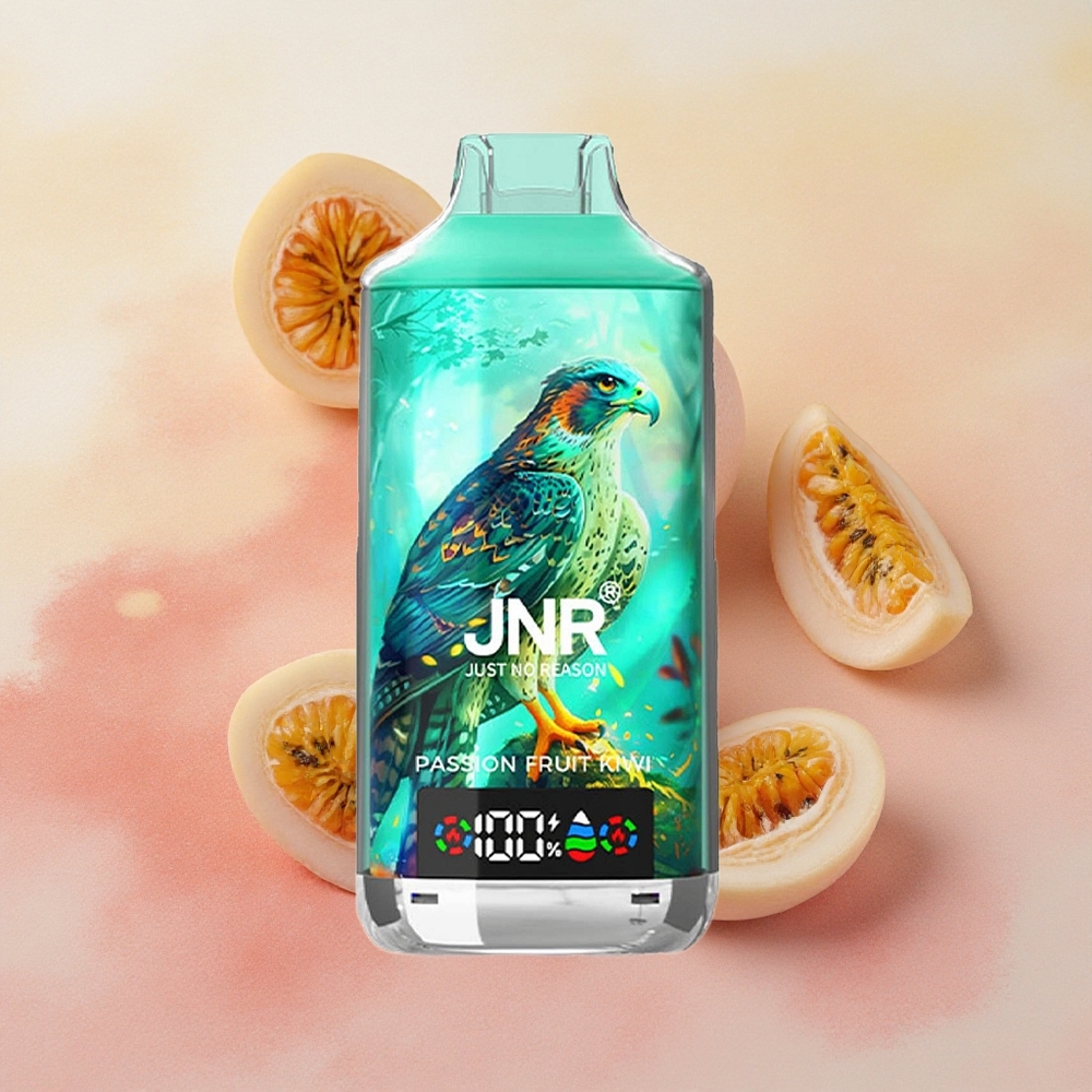 JNR Falcon X 18000 Puffs 24ml E-liquid Capacity Dual Mesh Coil Passion Fruit Kiwi