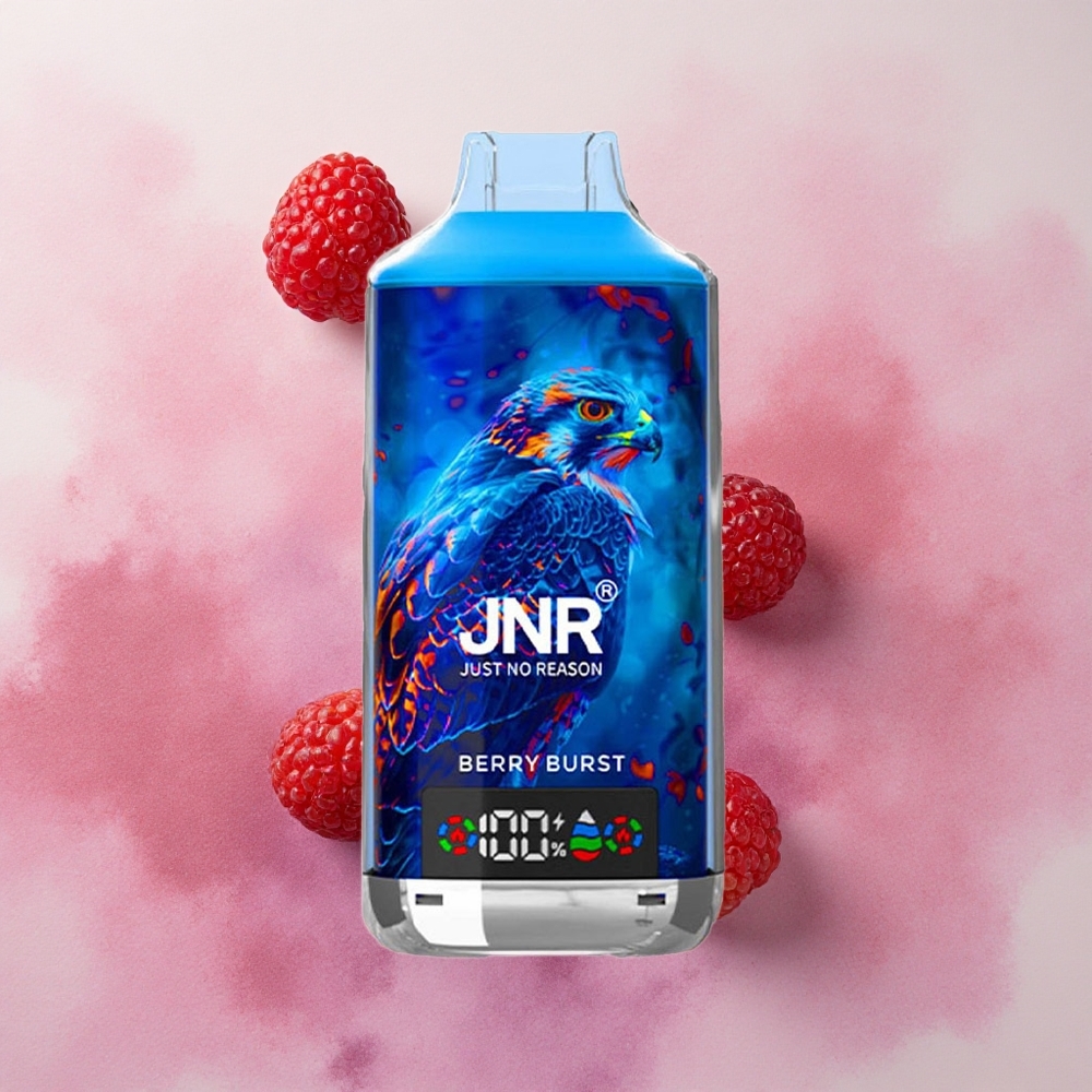 JNR Falcon X 18000 Puffs Dual Mesh Coil 24ml E-liquid Capacity Berry Burst