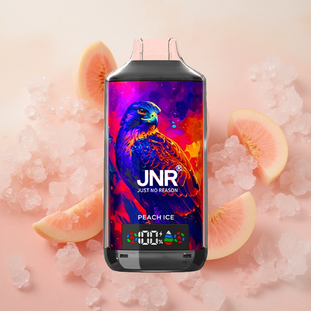 JNR Falcon X 18000 Puffs Dual Mesh Coil 24ml E-liquid Capacity Peach Ice