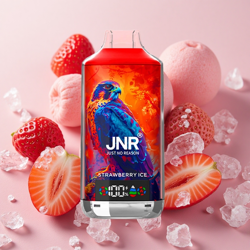 JNR Falcon X 18000 Puffs Dual Mesh Coil Strawberry Ice
