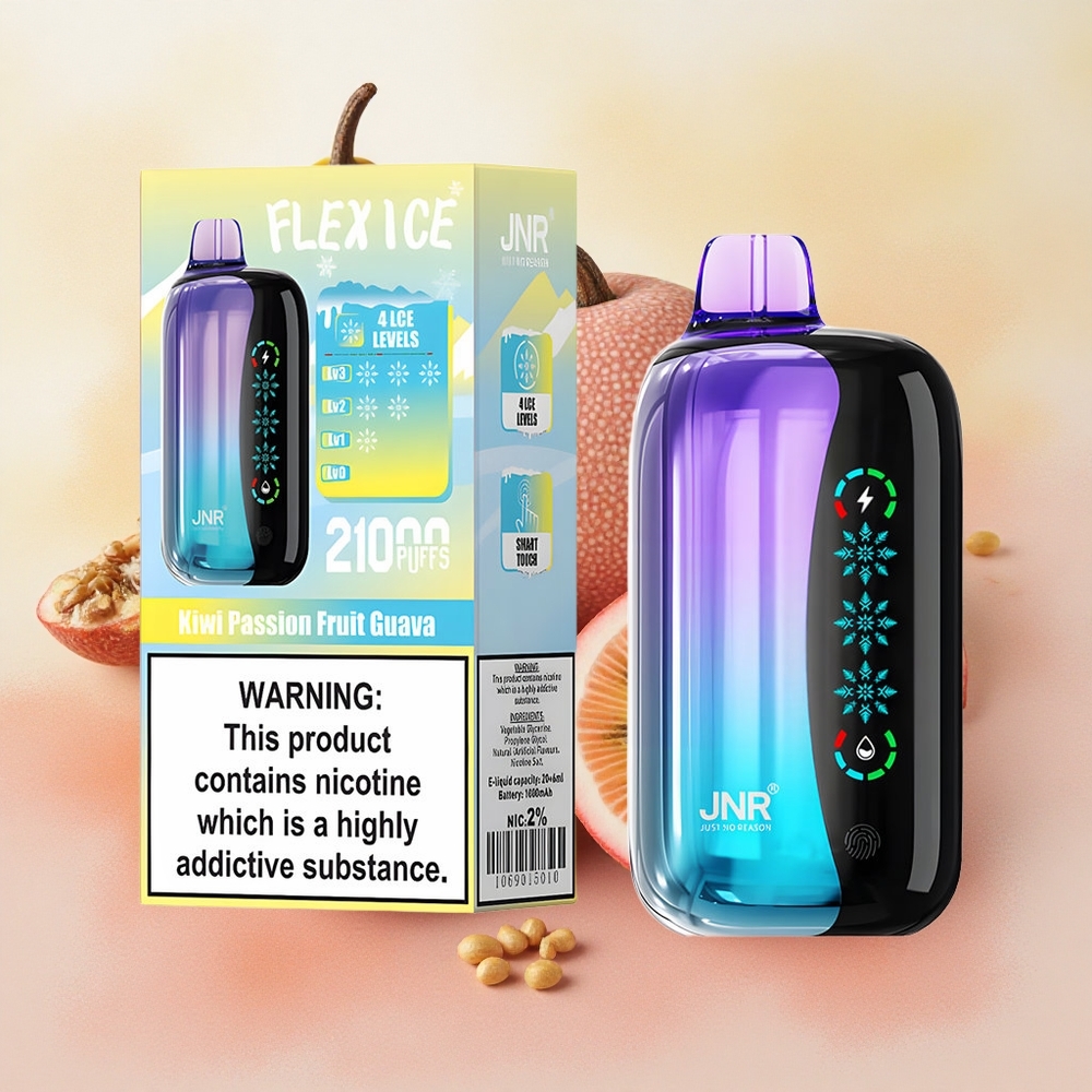 JNR Flex 21000 Puffs Ice Adjustable Kiwi Passion Fruit Guava